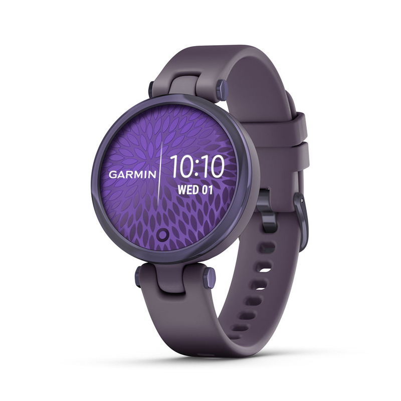 Garmin Lily Sport éjféli orchidea, sötét orchidea tok és szilikon szíj