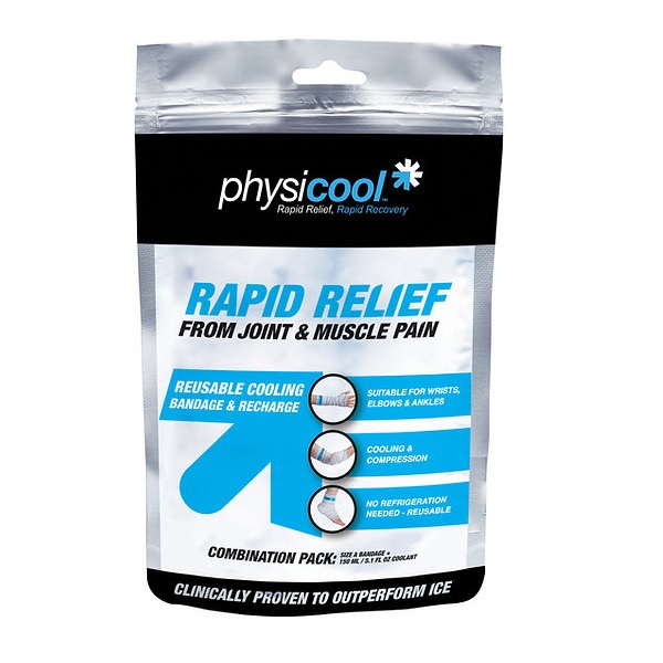 Physicool Rapid Relief kombi pack - A méretú bandázs és 150 ml-es utántöltő folyadék